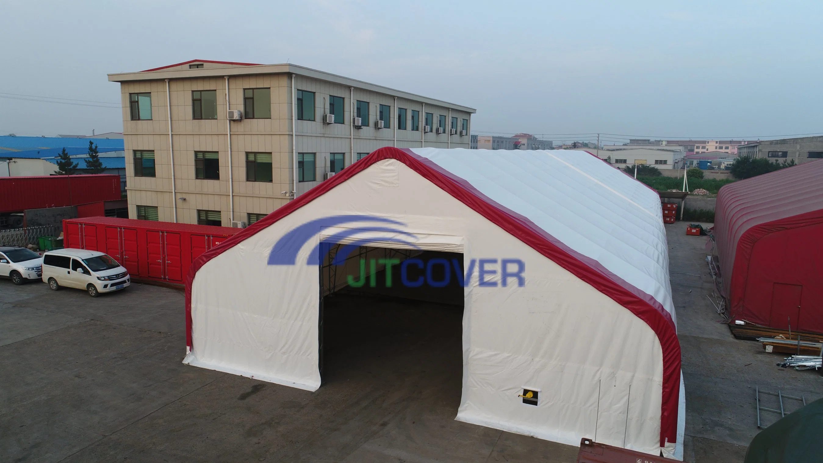 50&prime; Wide Engineered Prefab Warehouse / Prefabricated Warehouse/ Steel Frame Warehouse/ (JIT-5010024PT)