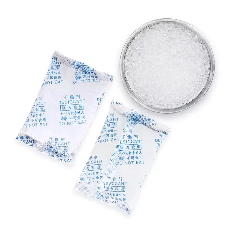 Desiccant Silica Gel Dehumidifier Bags Moisture Absorber DMF Free RoHS