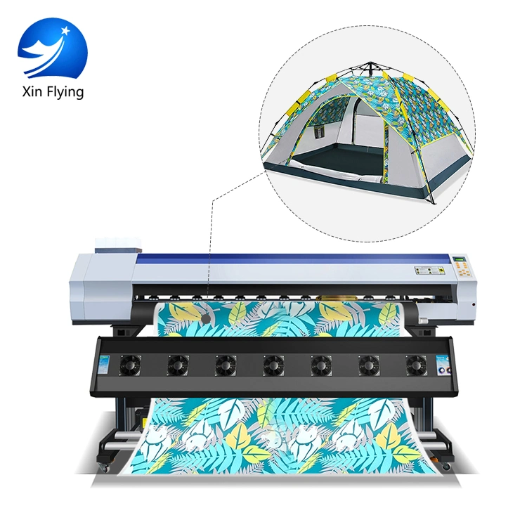 Large Format Cmyk Digital Sublimation Textile Dye Inkjet Printer for Fabric