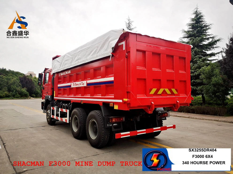 China Shacman 6X4 20 Cubic Meter 10 Wheel 340hptipper Truck Mining Dump Truck for Sale New Diesel Engine