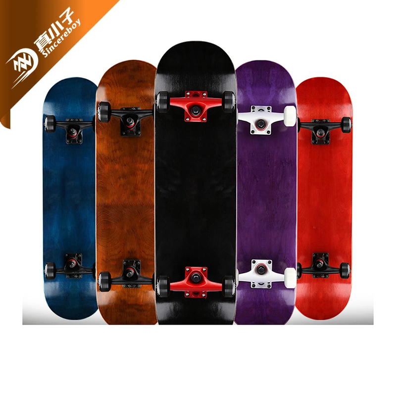 Professional Factory Wholesale/Supplier OEM 31" X 8" Inch 100% Russian / Canadian Maple Wood Skateboard