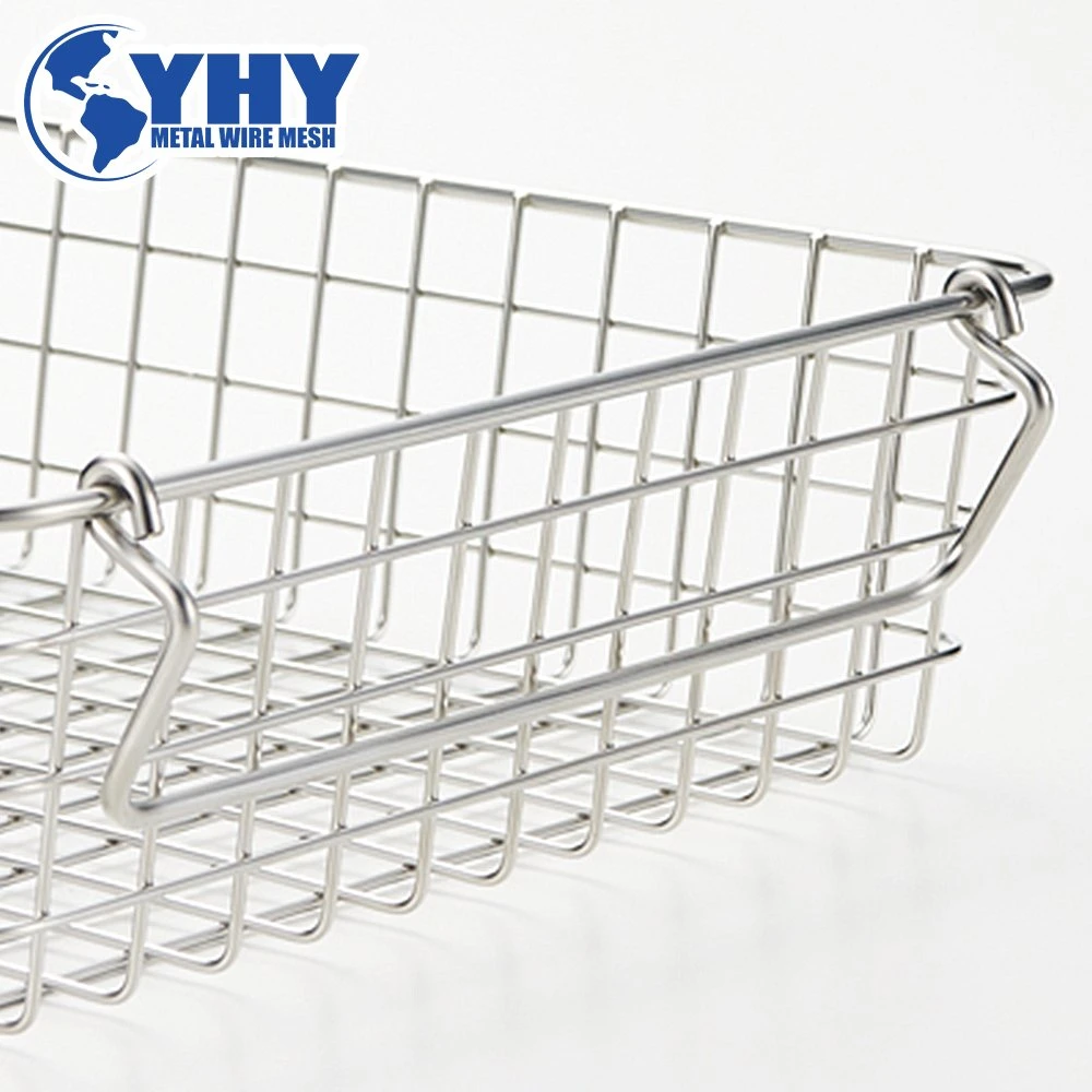 Movable Metal Wire Storage Basket