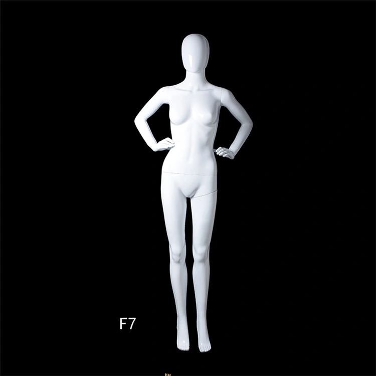 Shop Display Head Top Female Torso Mannequin with Wooden Arm