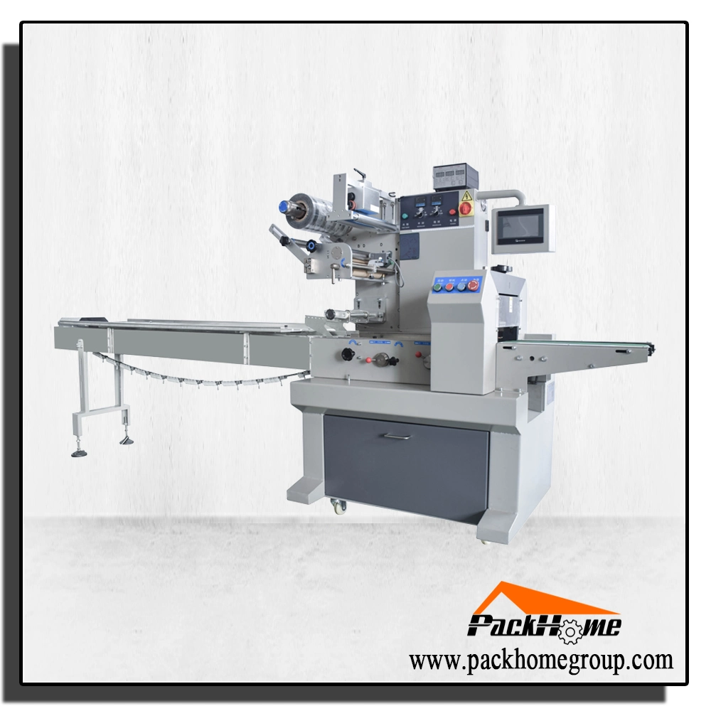 Full Automatic Chopsticks Horizontal Pillow Flow Packer Wrapper Bagger Packing Packaging Package Bagging Wrapping Machine