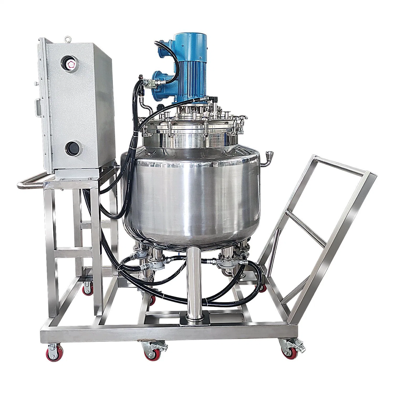 Korean Chemical Small Steam Heating Cosmetics High Speed Dispersion Mixing Tank