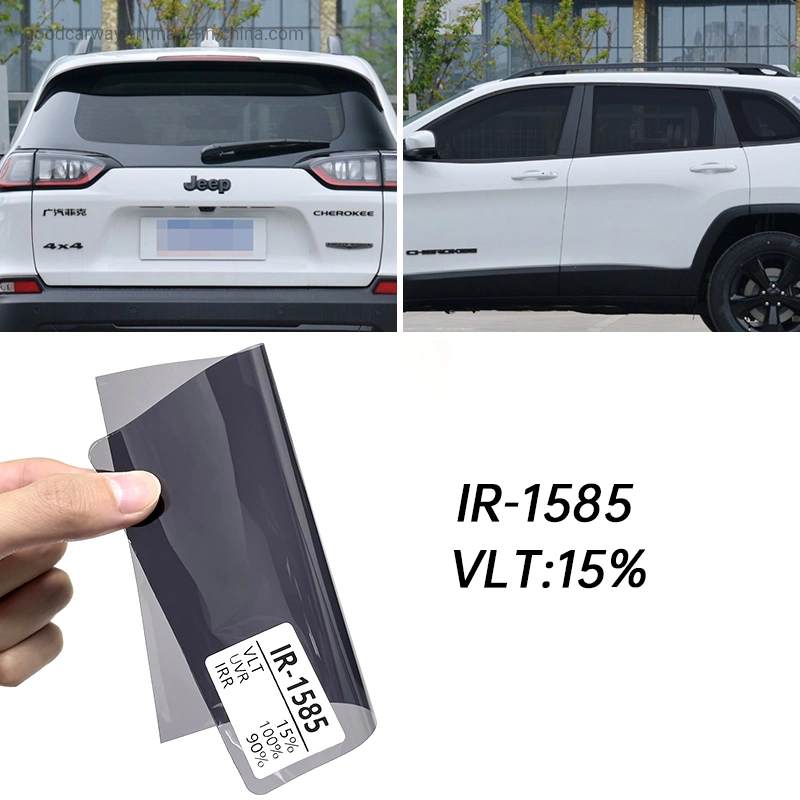 IR-1585 Uvr 100% Window Mirror Control Solar Car Tint Film Nano Ceramic Window Film