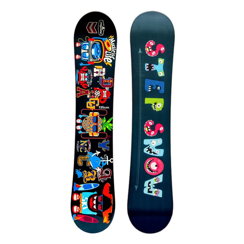 Kuer Snowboard Kids Ski China 90/100/110/120/130cm Snowboard Freestyle Park All Mountain Freeride Snowboard