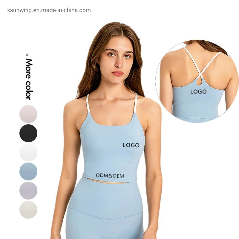 Xsunwing Custom Women Fitness Sleeveless T Shirt Yoga Clothes Tank Top Women Gym Apparel