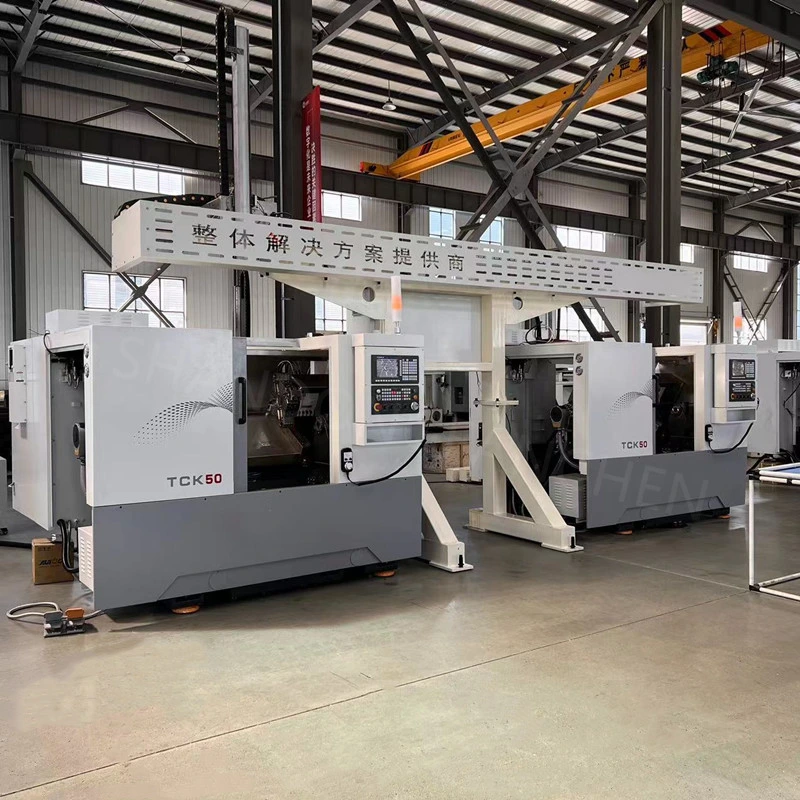 Tck36 Oblique Rail CNC Lathe High-Precision Turning and Milling Composite Oblique Turning 45 Degrees