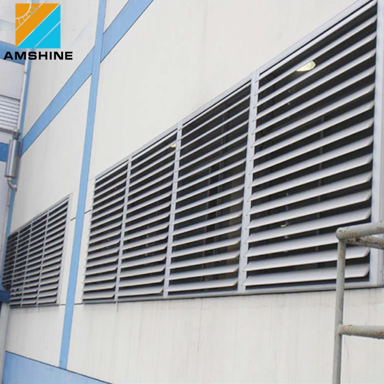 Customized Fixed Aluminum Shutter Louver Interior Vertical Horizontal Window Shades Louver