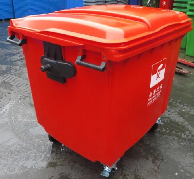 660L Plastic Waste Bin Container for out Door