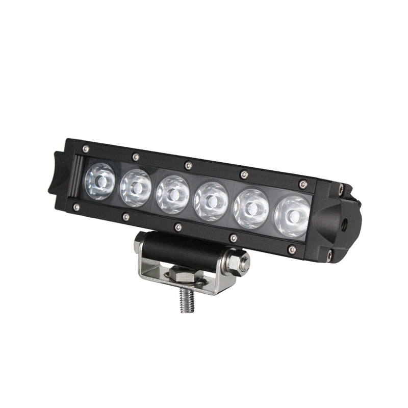 Best-Selling 24W 7inch Single Row 12/24V LED Light Bar for Auto Car Truck Offroad Tractor