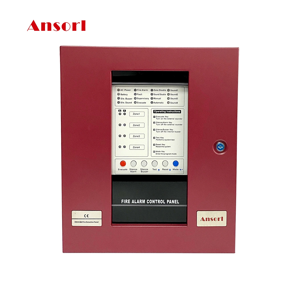 Evacuate and Self Test Function Fireproof Firefighting Panel Alarm System