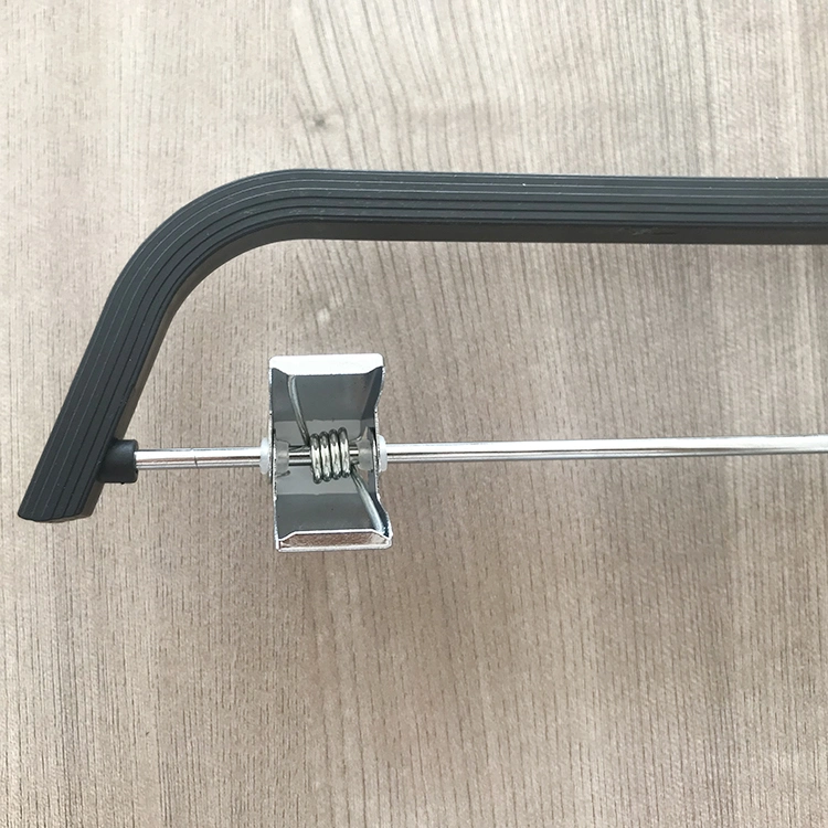 Kunststoff Hose unten Kleiderbügel mit Metall Haken Bar und Bewegliche Clips