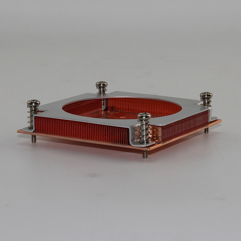 Customized Copper Skived Fin AMD Intel GPU/CPU Heat Sink