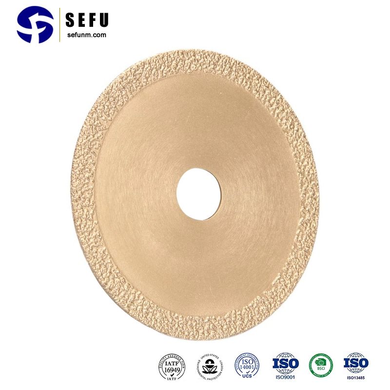 Diamond Coated Tools Factory Vacuum Brazed Cutting Grinding Wheel for Angle Grinder