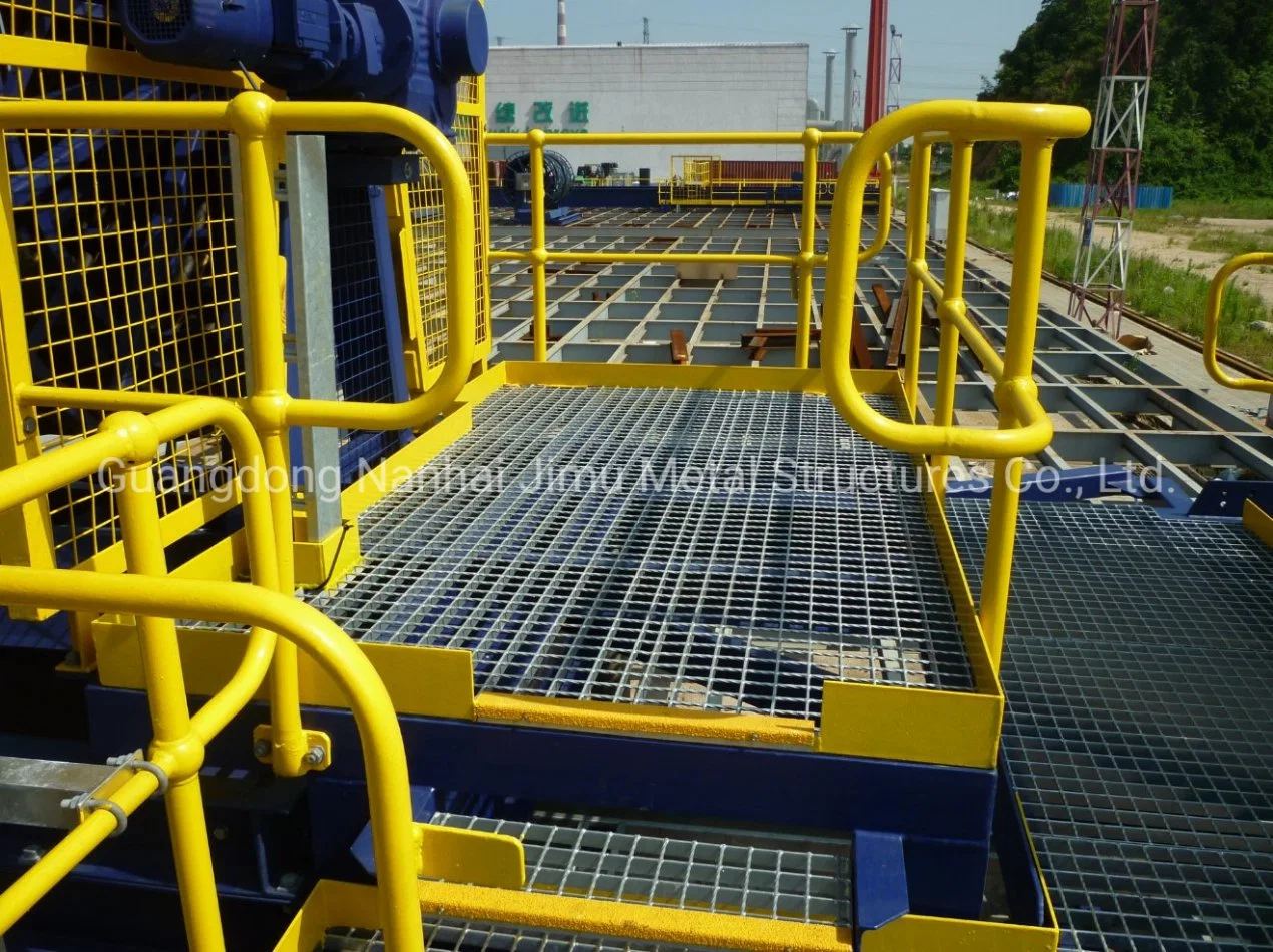 Jimu Light Steel Structure Platform with Grating, Handrails and Treads