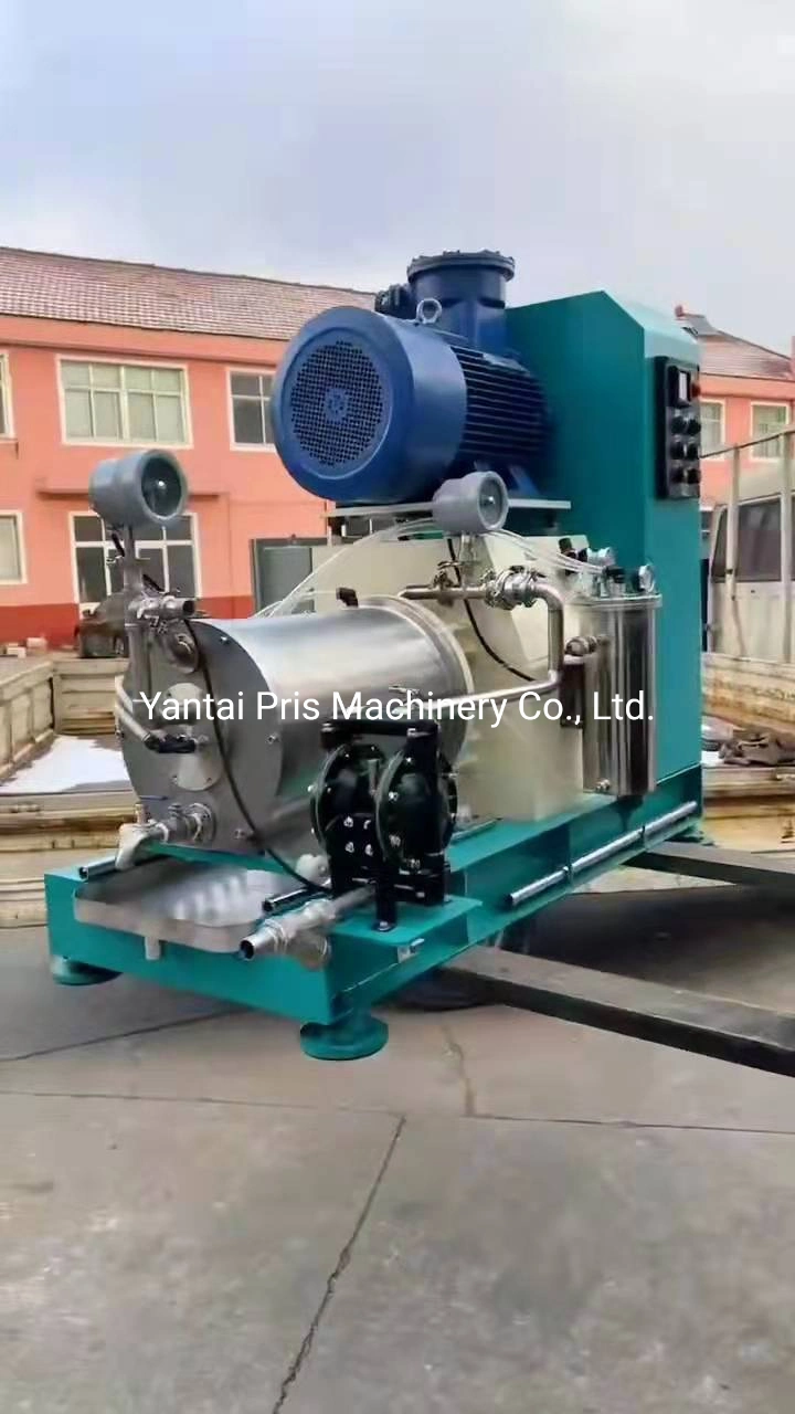 Rod Pin Type Big Output Horizontal Bead Mill for Grinding Water-Based Printing Ink/Solvent Ink/Water Based Paints/Solvent Paints (<3 microns)