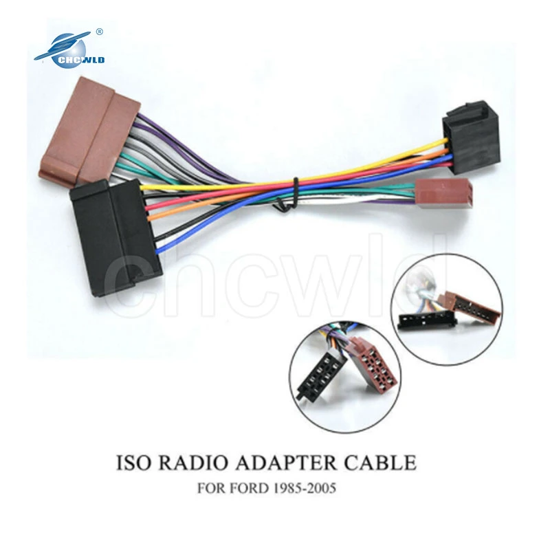 Auto ISO Radio Wiring Harness Adaptor Connector Fit for Chrysler 2001+/Jeep