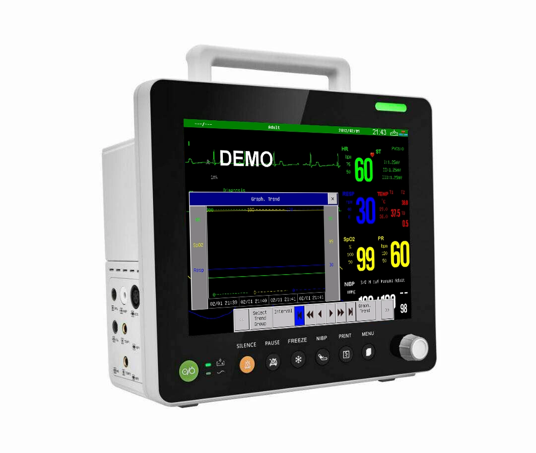 Sinnor 9000V Portable Patient Monitor W/Standard 6 Parameters