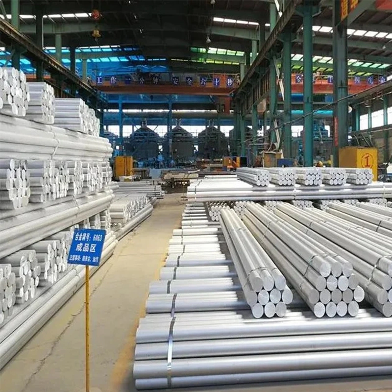 Alliage d'aluminium personnalisé National Grade 6061 T5 6063 T6 7050 7075 6061 6063 6082 5083 2024 T6 / T651 tige Barre d'angle plate en aluminium extrudé en stock