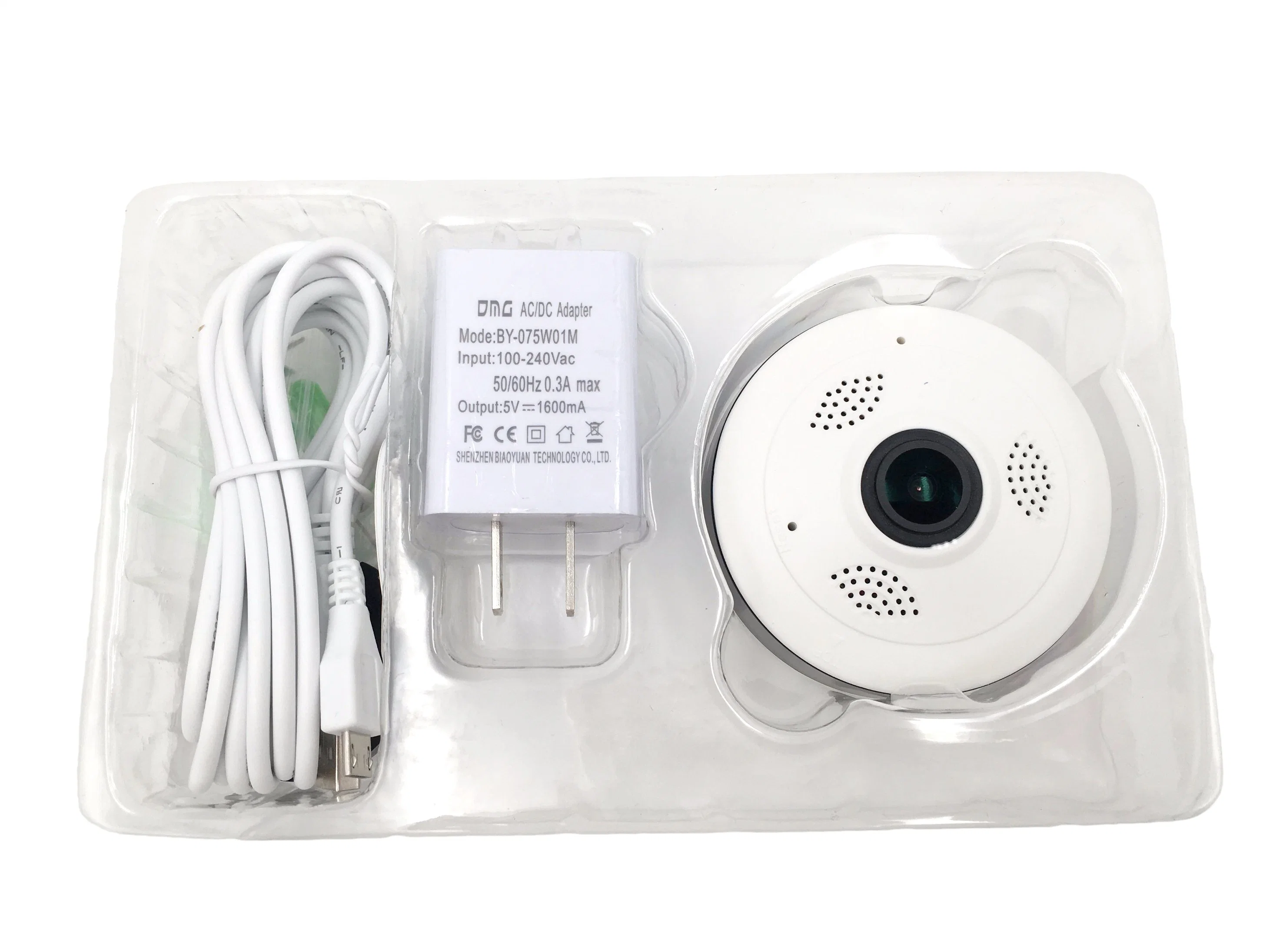 360 Degree Fisheye 3D Vr IR Night Vision Lens IP Camera Wireless Smart Home CCTV Camera with TF Card Slot Remote Indoor Surveillance