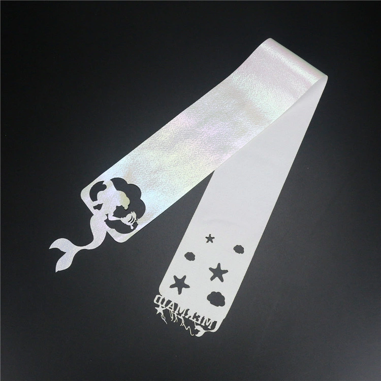 Spot Stock DIY Bow Hair Accessories Leather Sequins Laser Cut Leather Fillet Fishtail Fabric Accessories