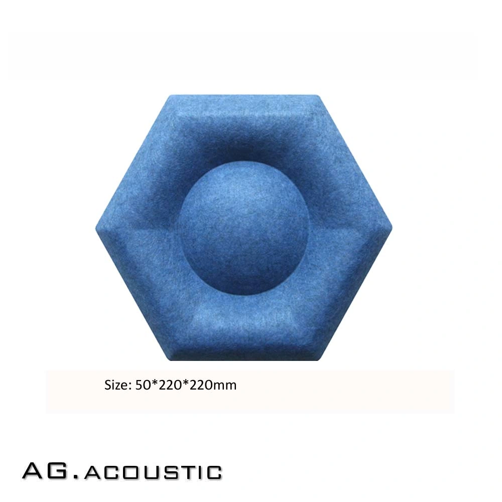 AG. Acoustic Interior Construction Material 3D Polyester Fiber Sound Absorbing Wall Boards