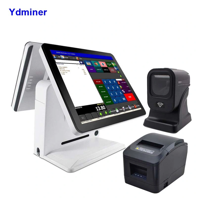 Hot Selling 15,6" POS Touchscreen elektronische Kasse für Suermarket Cr001