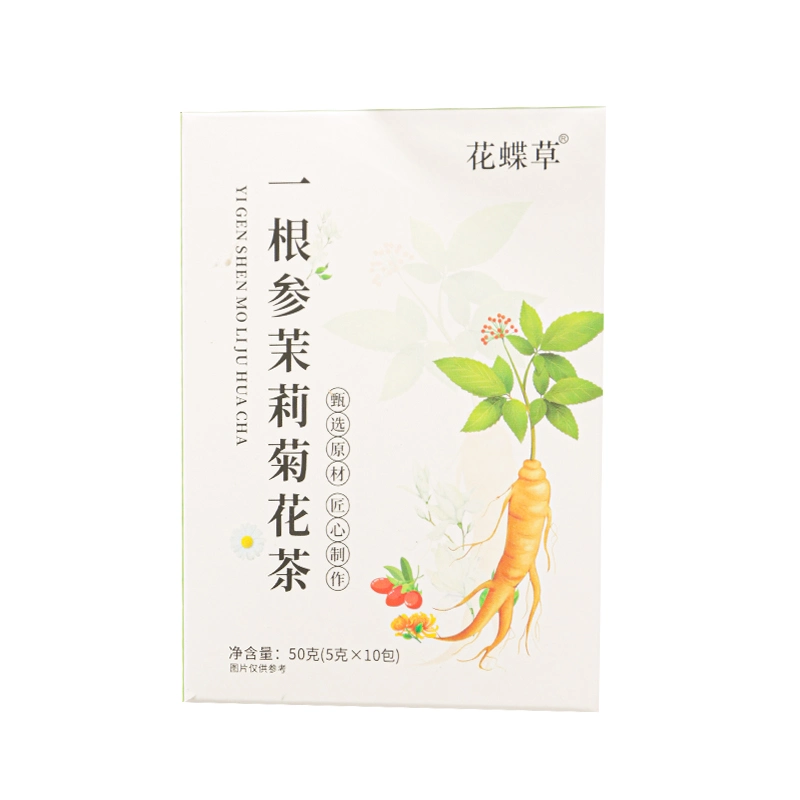 Paquete de regalo al por mayor de té de hierbas chinas sexo seco saludable la raíz del Ginseng Té de jazmín