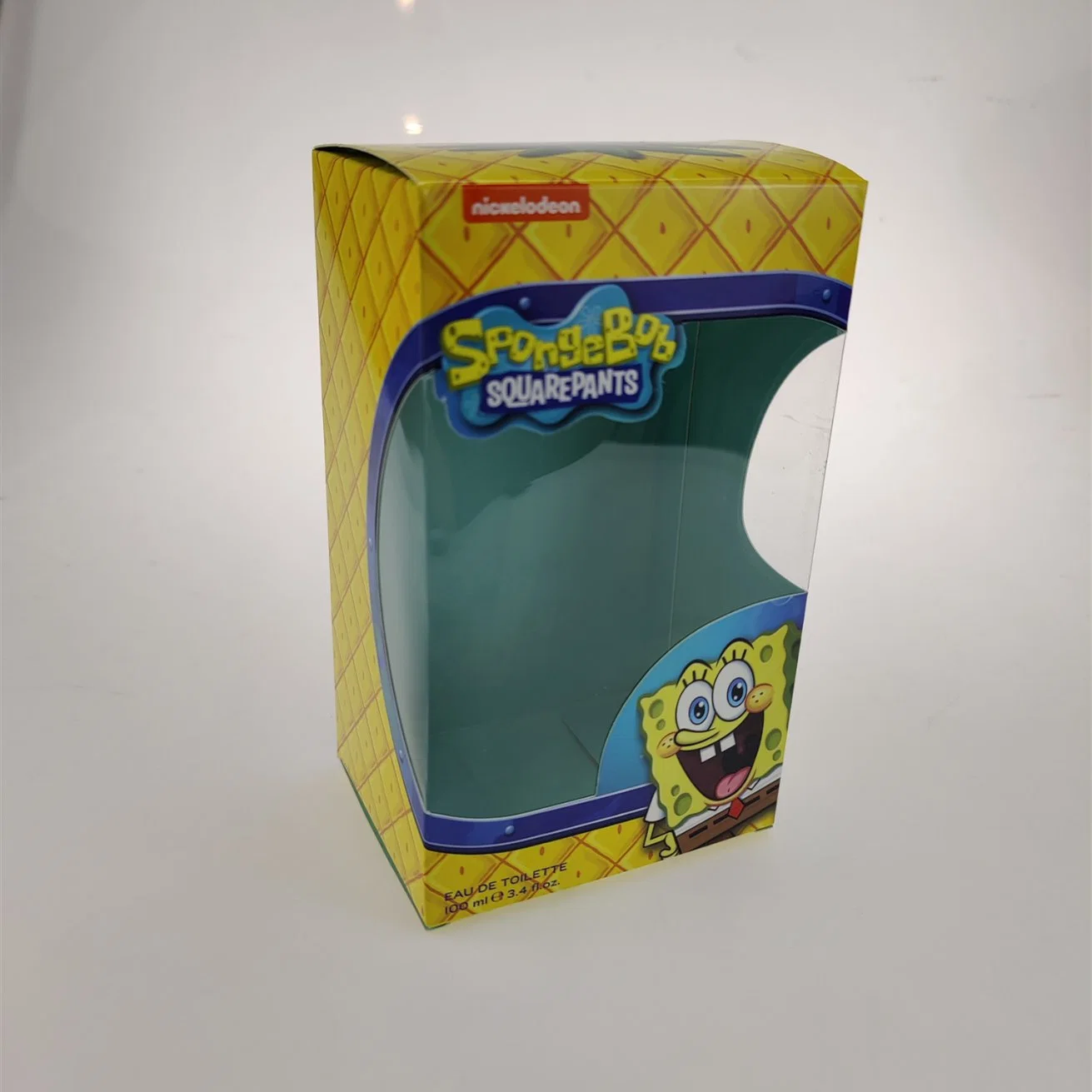 Embalagem de presente de papel personalizado para produto de lavagem de corpo cosmético Caixa com Pet Windows