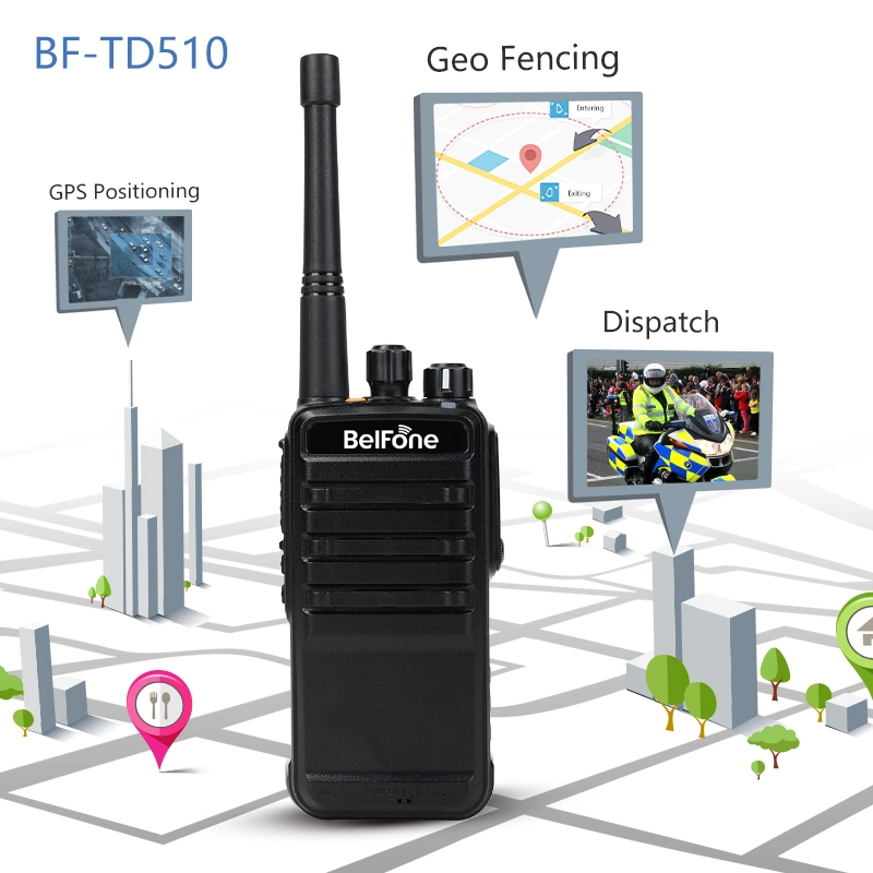 Belfone Bf-Td510 Cost Efficiency Dual Band Two Way Radio with GPS Dustproof IP67 for Critical Communication