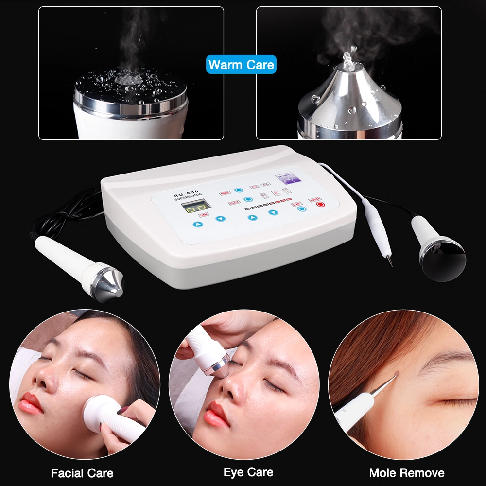 3 en 1 Máquina Facial Ultrasónica de Plasma Micro para Eliminar Pecas, Blanqueamiento, Ultrasonido, Anti Envejecimiento, Máquina de Masaje Facial, Cuidado de la Piel.