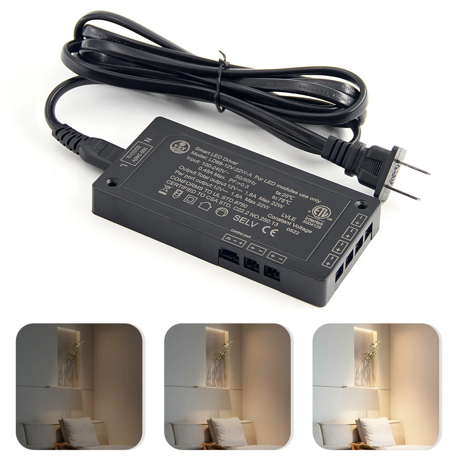 100-240V DC12V LED Power Supply Super Slim Smart LED Driver Transformer Adaptor