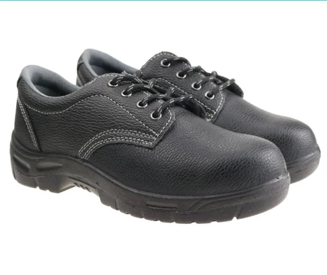 Factory Sale Leather Sport Hiking Steel-Toe Labor Work Safety Shoes