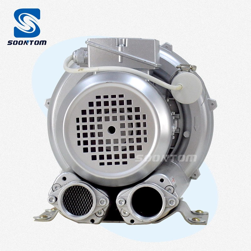 AC High Pressure Aluminum Industrial Exhaust Electric Turbo Blower for Offset Printing Machine