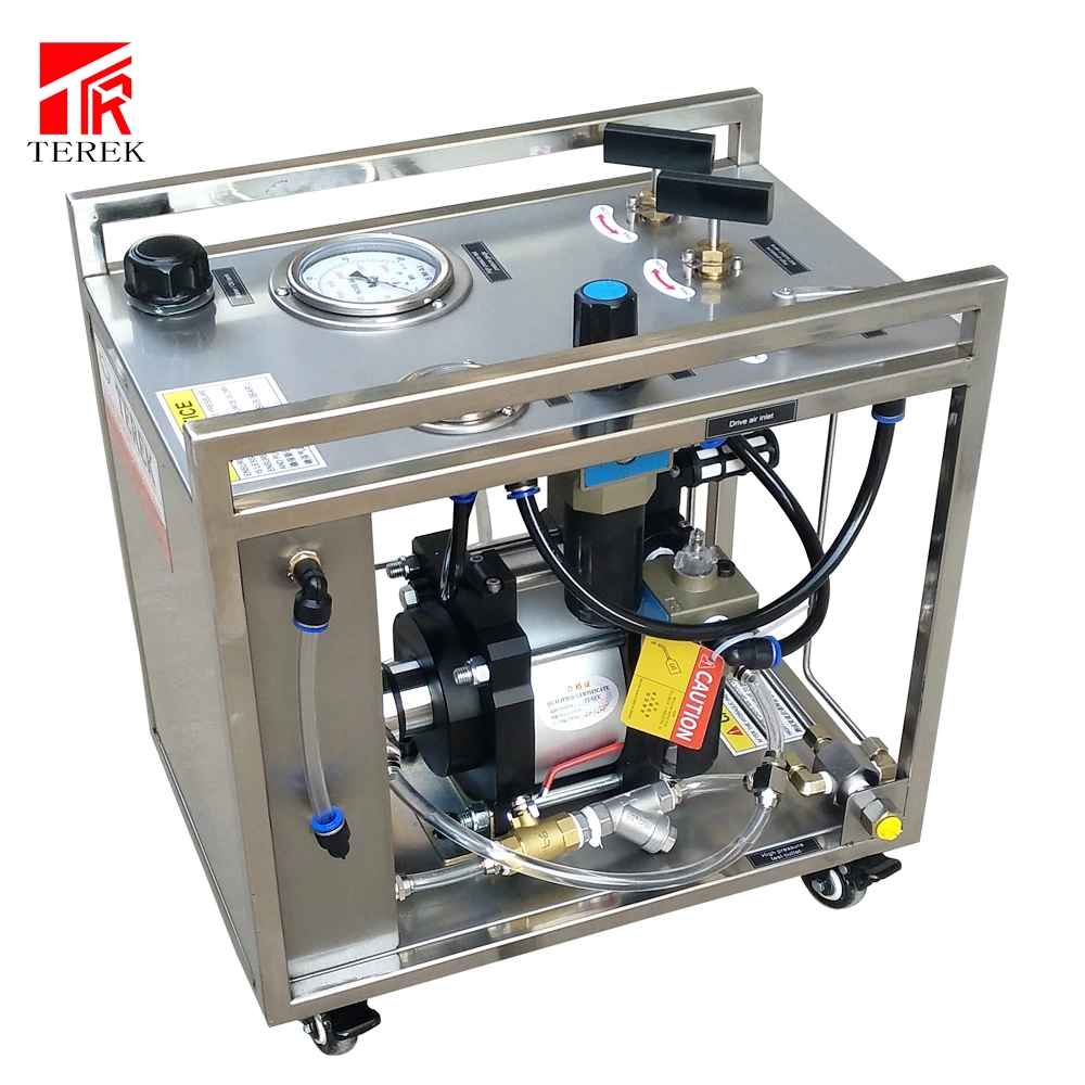 10-3200bar Double Acting Liquid Booster Pump Hydrostatic Transmission Hydro Testing Equipment