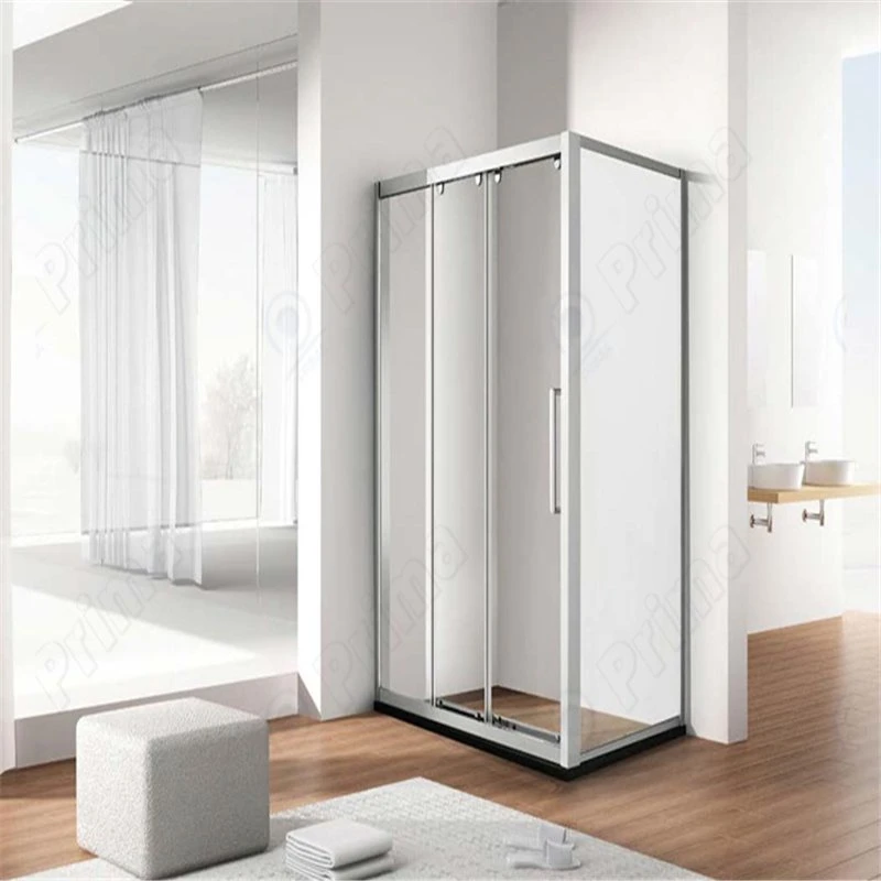 Hotel Bathroom Equipment Frosted Glass Free Standing Shower Room