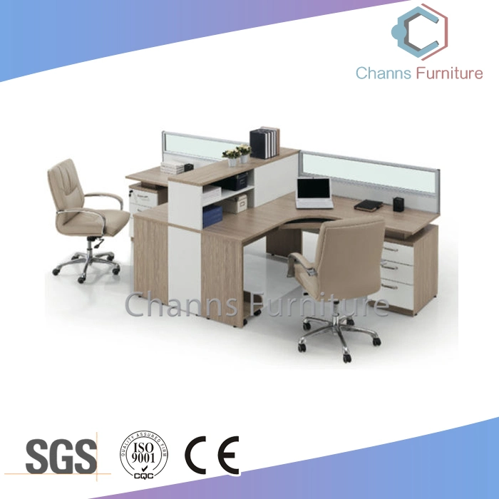 Modern Six Seats Office Furniture Straight Shape Workstation with Drawers (CAS-W41217)