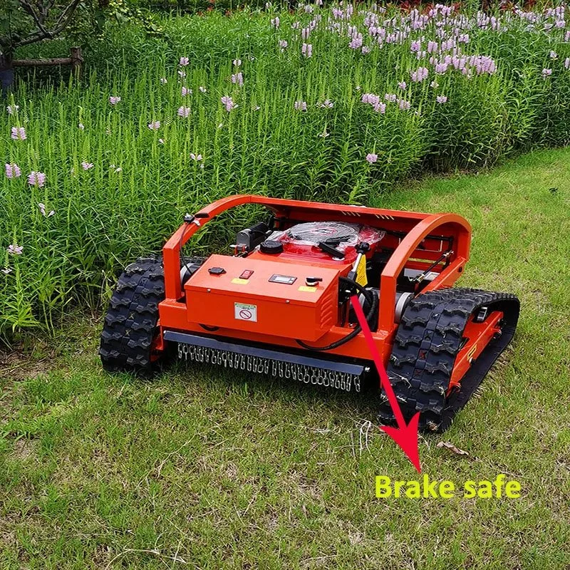 شحن مجاني! ! Ht750 Remote Control Lawn Mower مرج بدون مرج Mini Robot Lawn Mower أسعار قطع الغيار