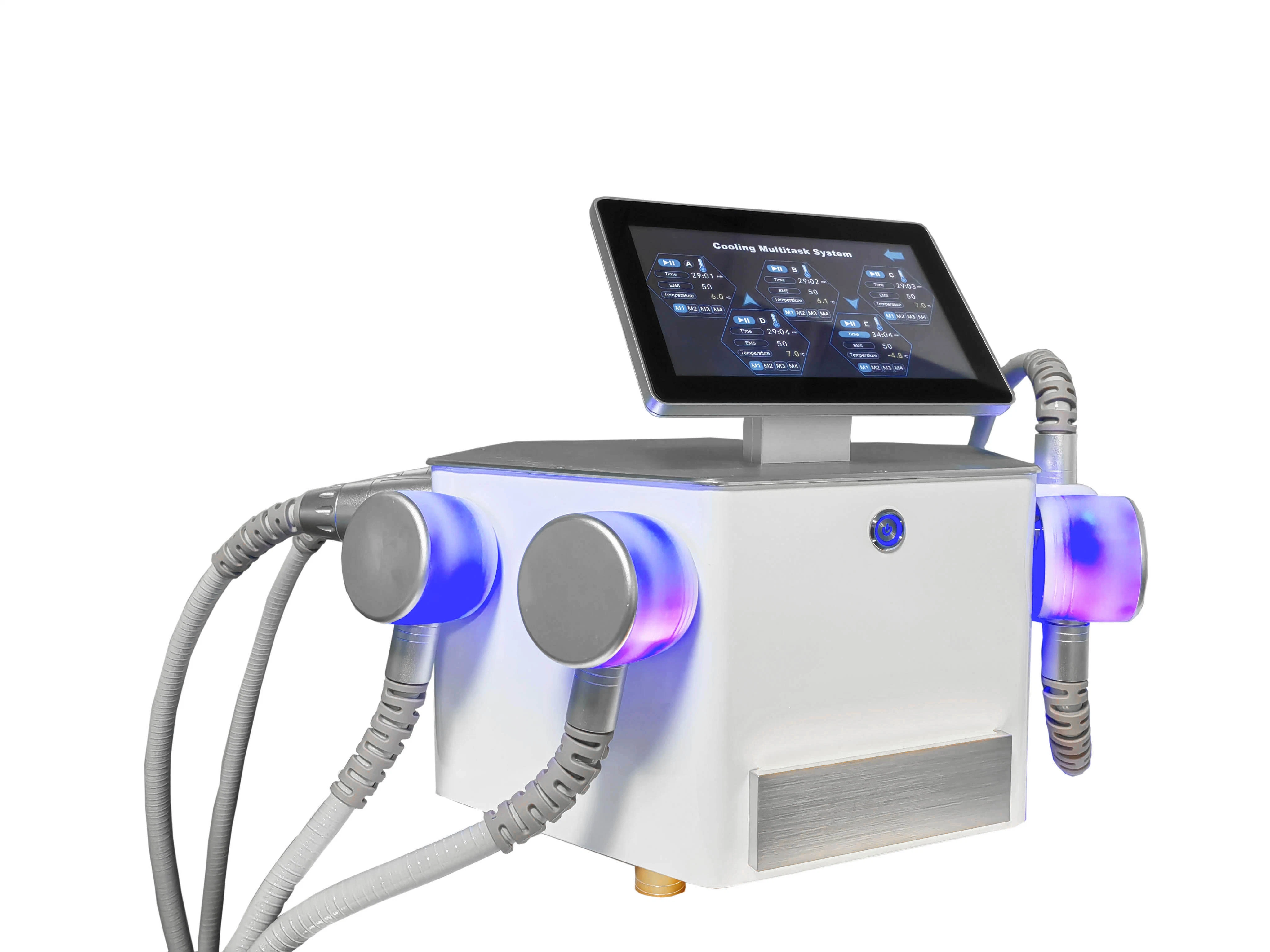 جهاز تصوير الجسم بنظام المعالجة بالصدمات 360 Cryo Skin Machine مع 5 مقابض