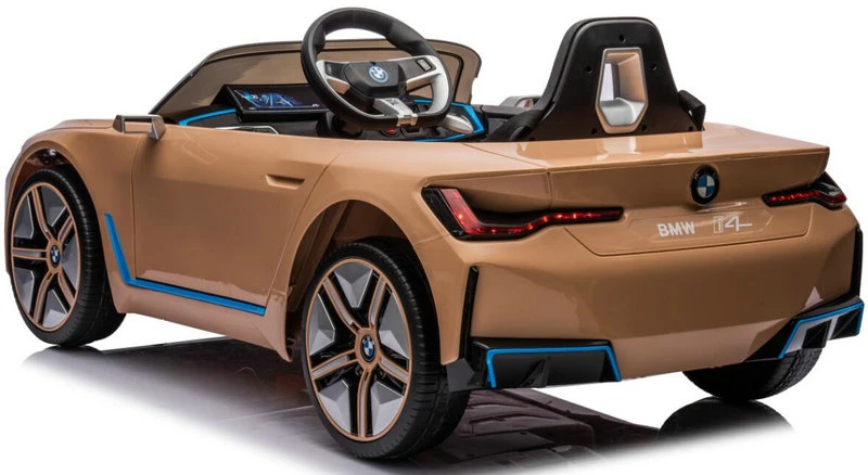 2023 новых 4X4 BMW I4 лицензированные игрушки электромобиль для детей работает от батареи на игрушки