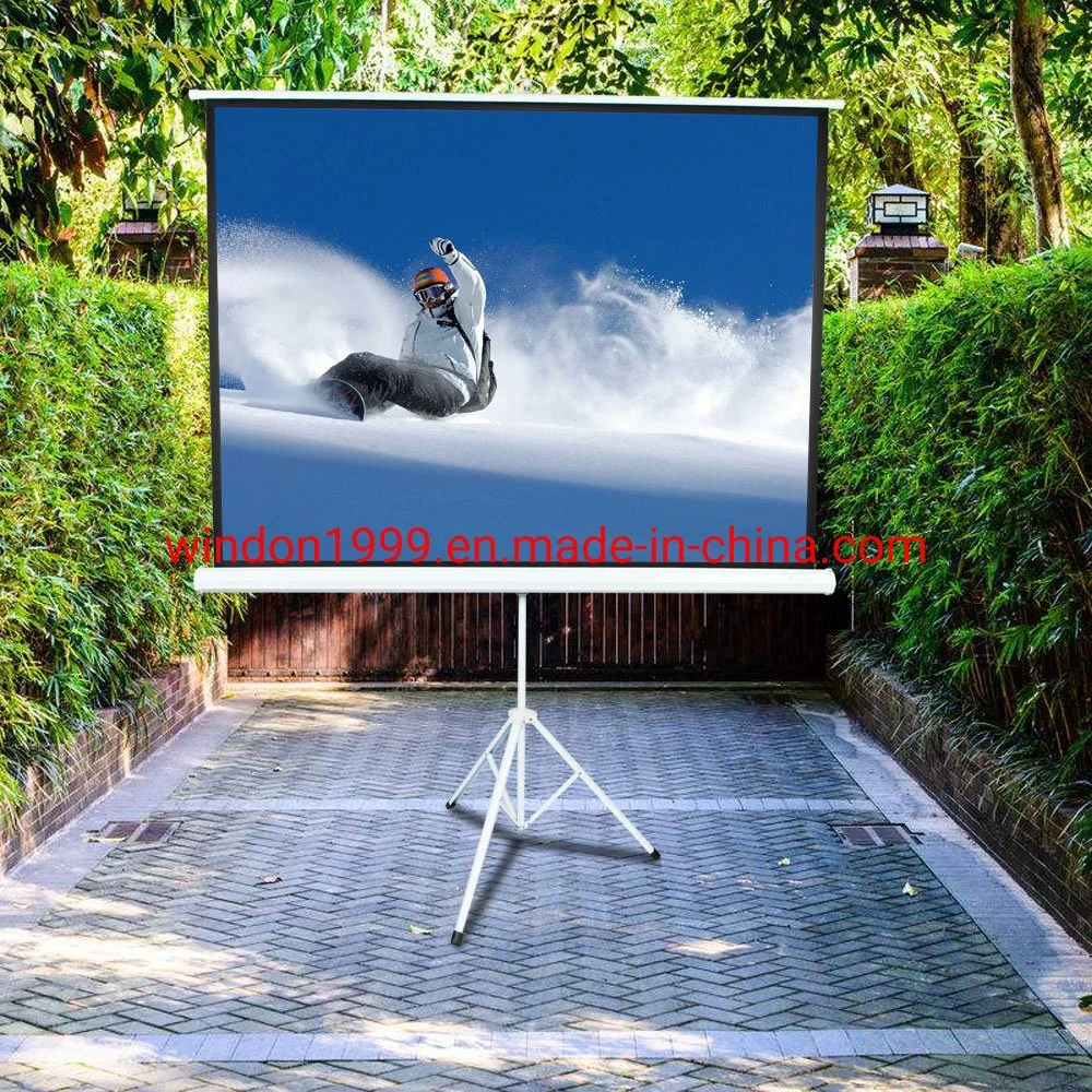 4: 3 84" Factory Price Tripod Stand Projection Screen