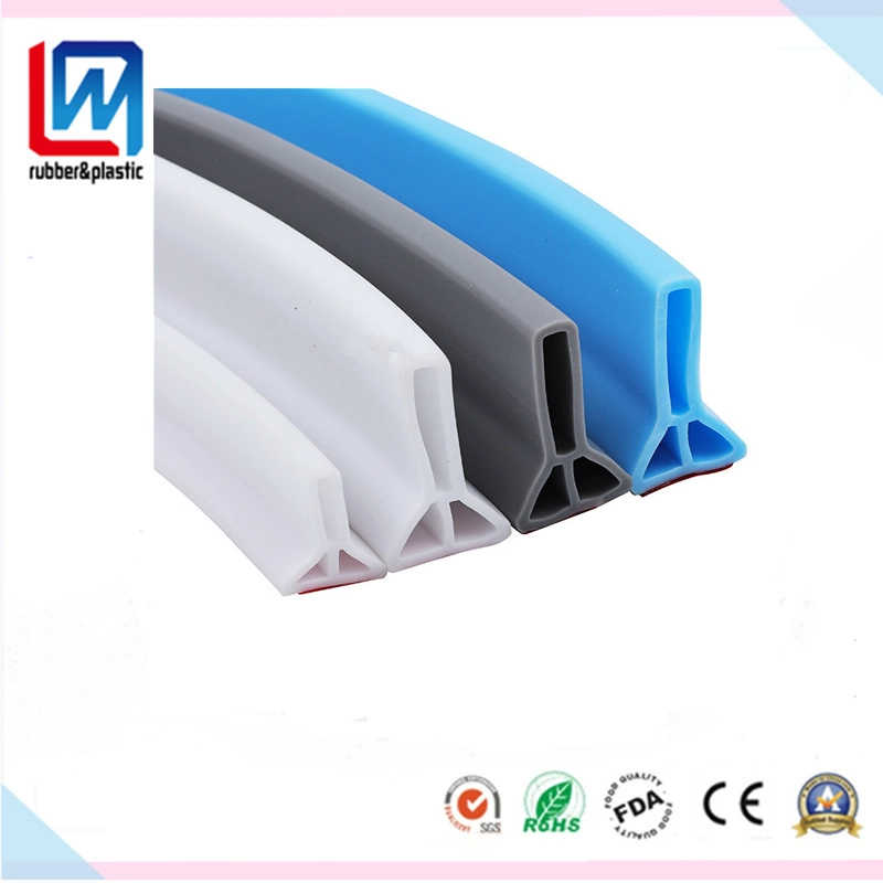 Solid Rubber Silicone Extrusion Gasket Sealing Strip for Electronic Product Machinery