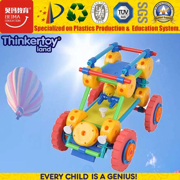 2023 Newest ABS Material Made Creative Colorful Building Toy Car