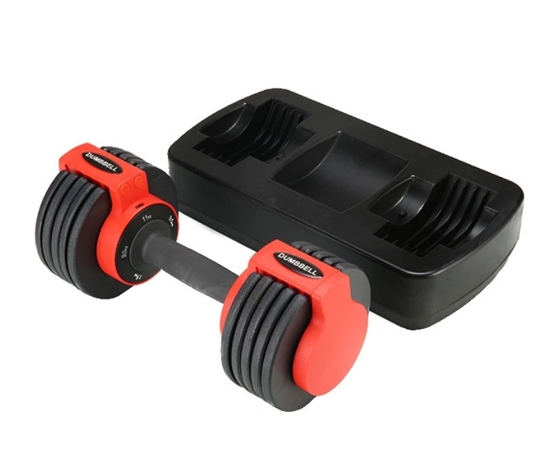 Adjustable Dumbbell Set 24lbs 11kg with Fast Automatic Home Gym