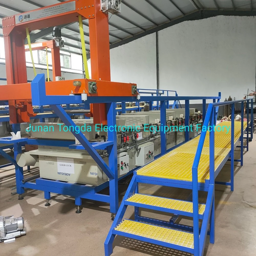 Automatic Plating Line Gold Electroplating Equipment Zinc Plating Machine for Metal