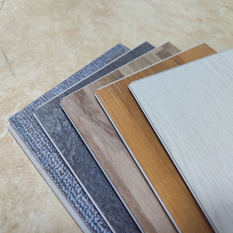 La serie Polybett híbrido de 5 mm del suelo de madera impermeable de plástico laminado piso de mosaico