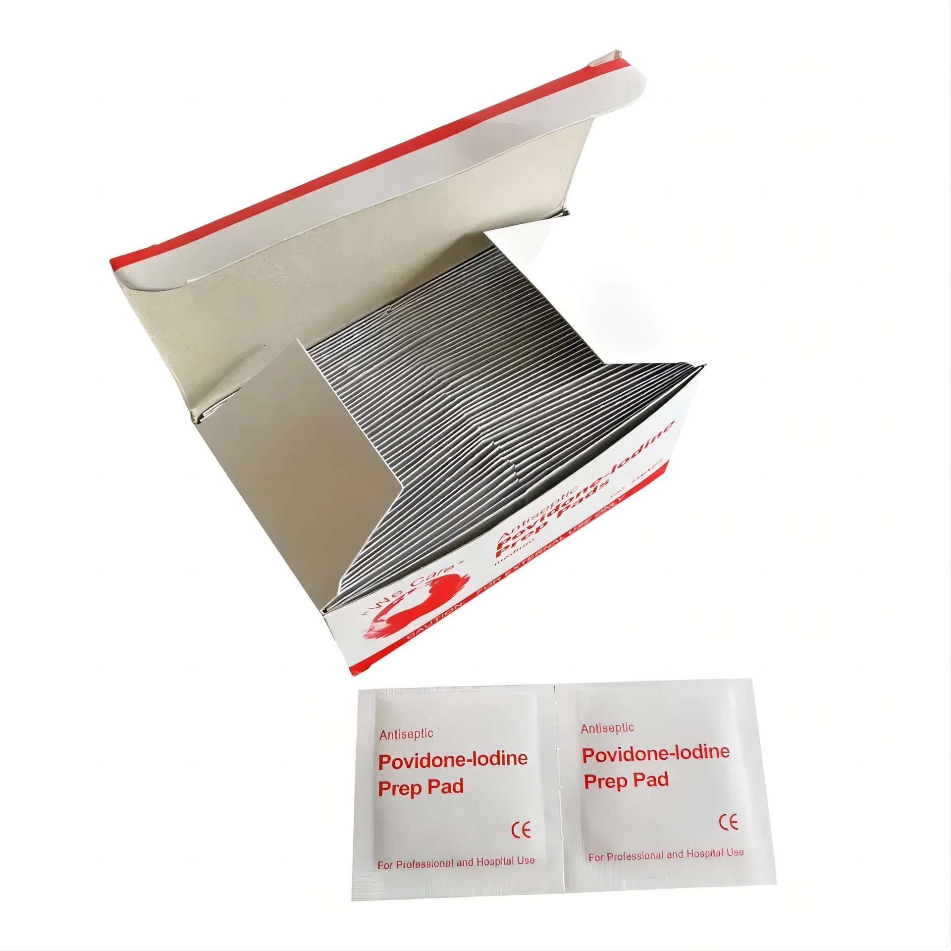 Disposable Medical Skin Cleaning Povidone Iodine Prep Pad