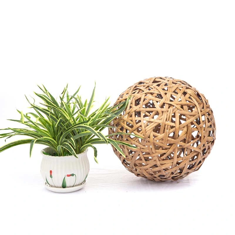 Günstige Natürliche Weide Weaving Ball Home Dekor Wicker Geschenk-Ball